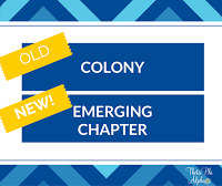 Changing Times, Changing Terminology: From ‘Colony’ to ‘Emerging Chapter’