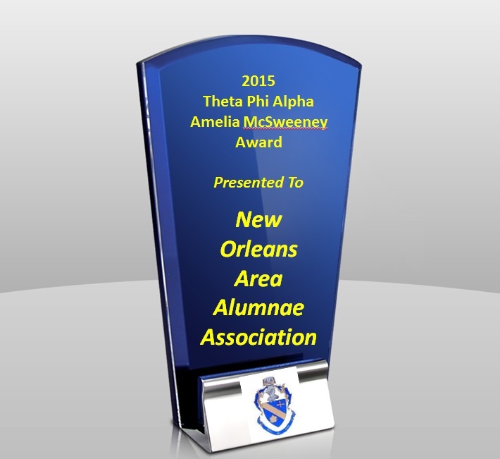 Amelia Mcsweeney Award - New Orleans Area Alumnae Association