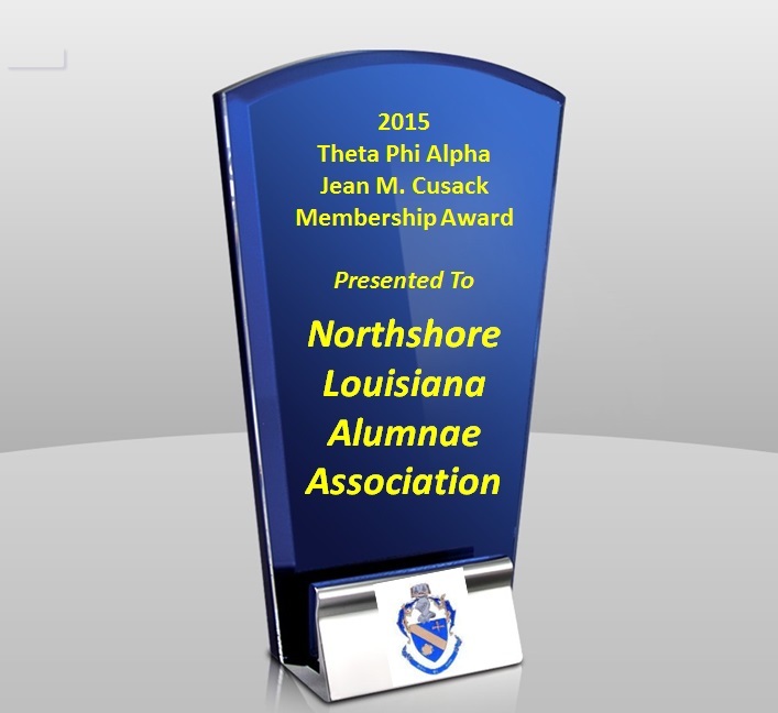 Jean M. Cusack Membership Award - Northshore Louisiana Alumnae Association