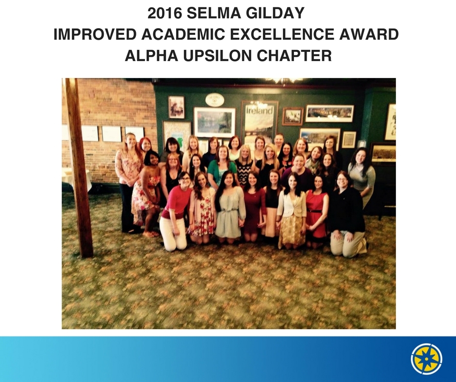 Selma Gilday Award - Alpha Upsilon