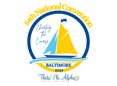 Theta Phi Alpha Convention 2024 logo