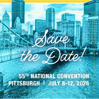 save the date flyer for theta phi alpha 2026 national convention