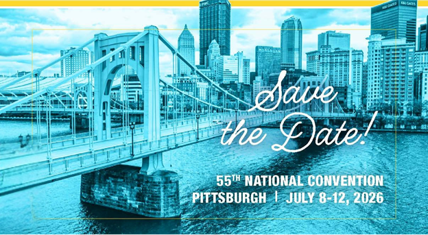 save the date flyer for theta phi alpha 2026 national convention