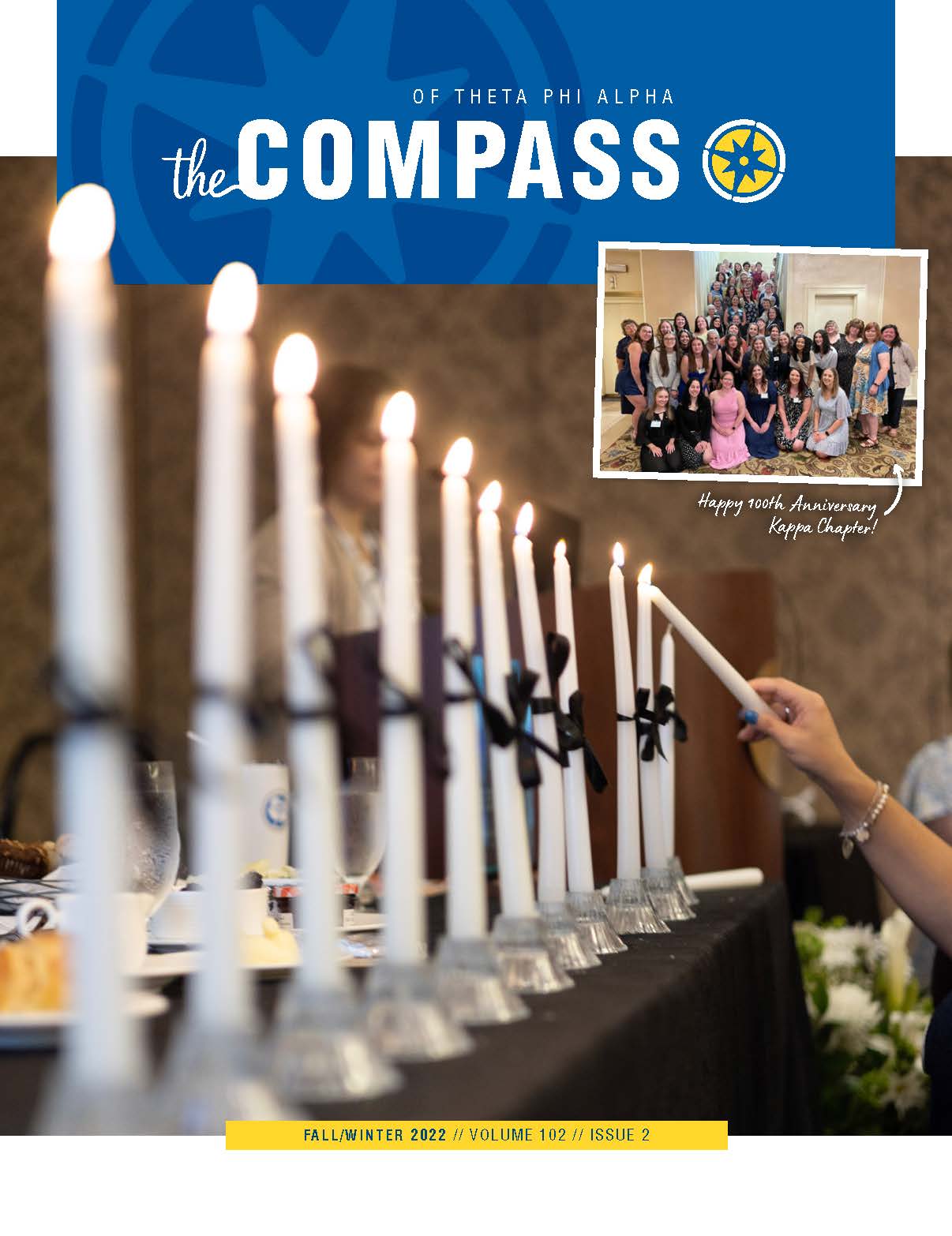Cover page of fall 2022 issue of the Compass.