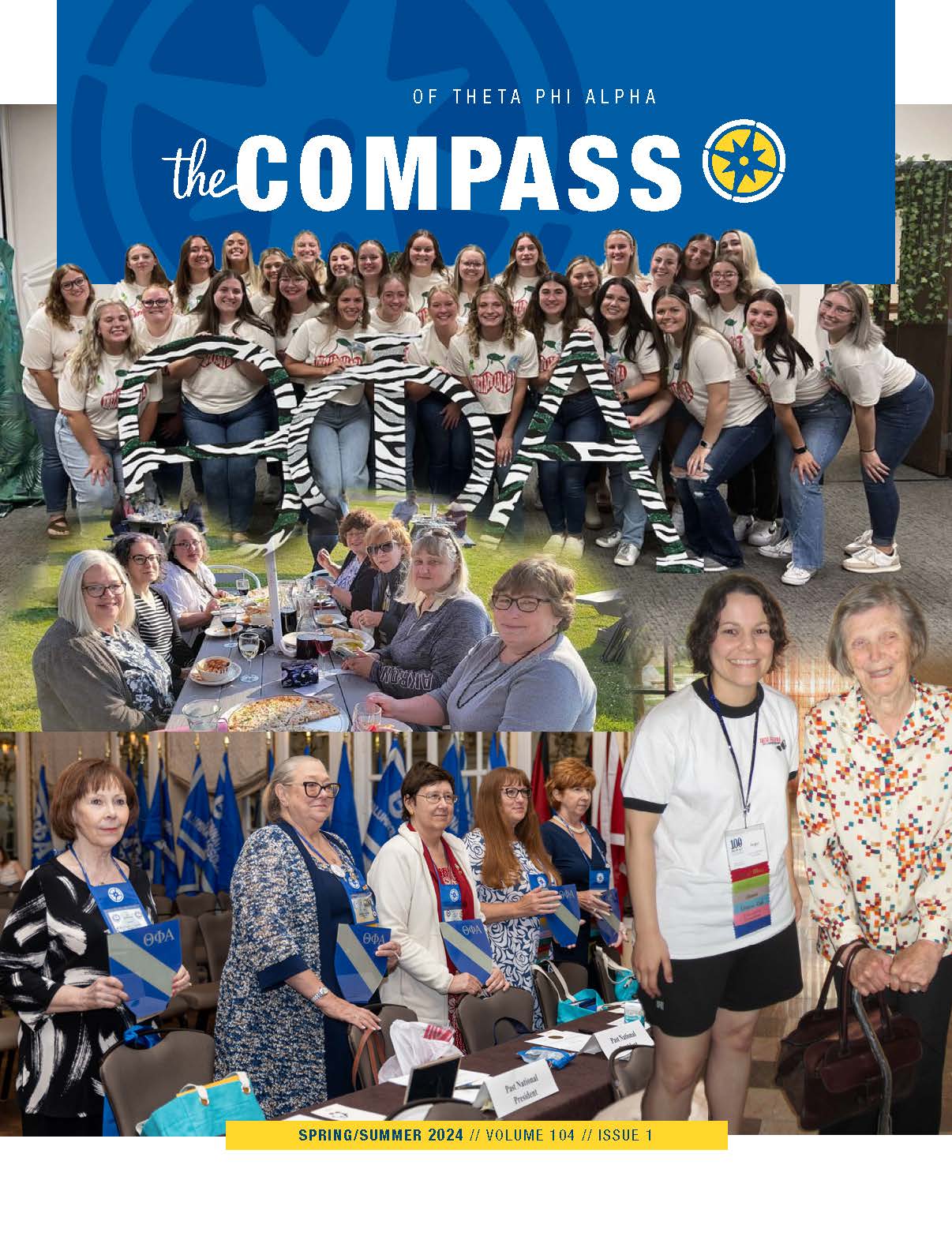 Cover page of spring 2024 issue of the Compass.