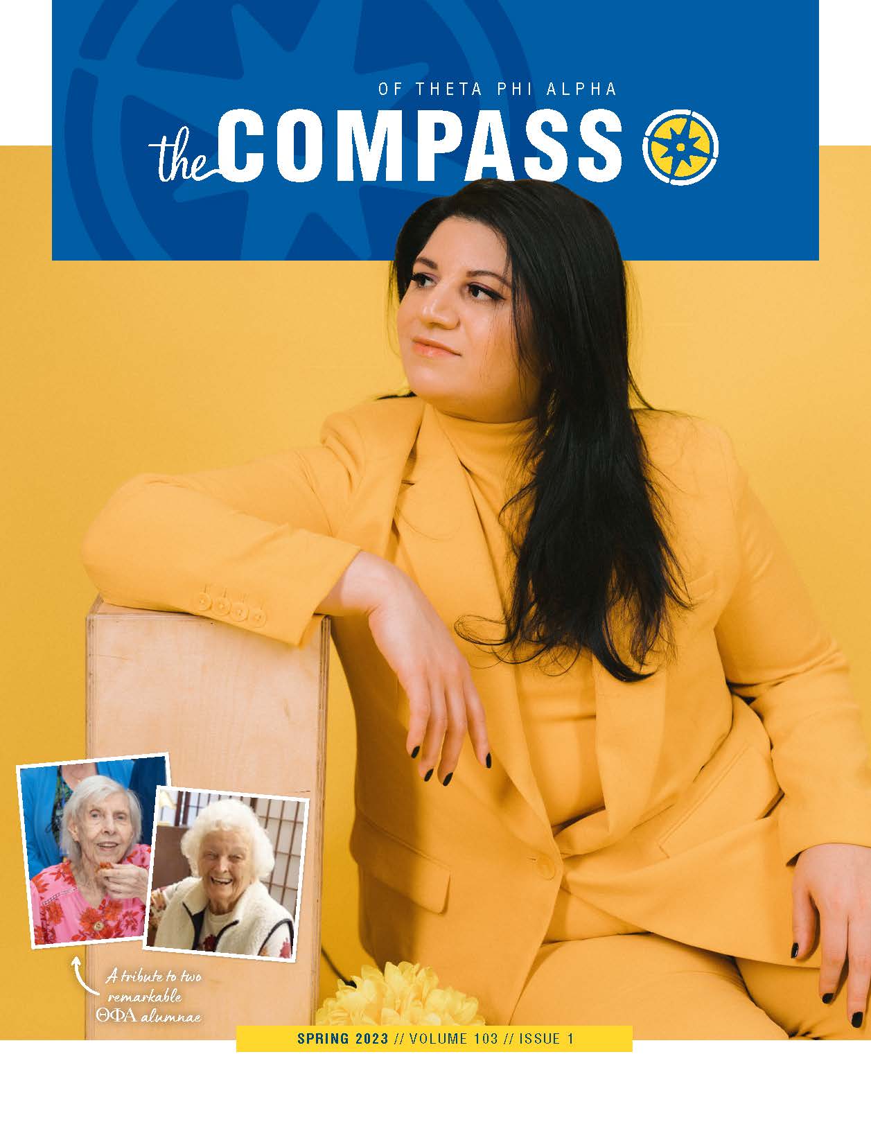 Cover page of spring 2023 issue of the Compass.